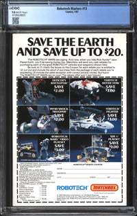 Robotech Masters (1985) #13 CGC 9.8 NM/MT
