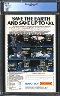 Robotech Masters (1985) #16 CGC 9.8 NM/MT