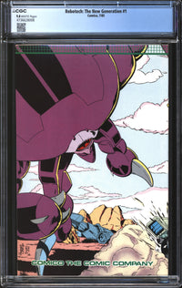 Robotech: The New Generation (1985) # 1 CGC 9.8 NM/MT