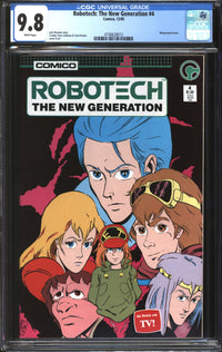 Robotech: The New Generation (1985) # 4 CGC 9.8 NM/MT