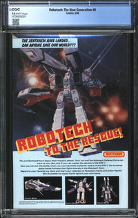 Robotech: The New Generation (1985) # 8 CGC 9.8 NM/MT