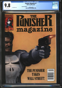Punisher Magazine (1989) #7 Newsstand Edition CGC 9.8 NM/MT