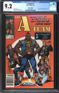 A-Team (1984) #1 Newsstand Edition CGC 9.2 NM-