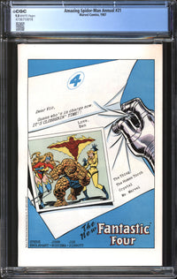 Amazing Spider-Man Annual (1987) #21 CGC 9.8 NM/MT