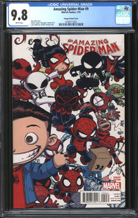 Amazing Spider-Man (2014) # 9 Skottie Young Variant CGC 9.8 NM/MT