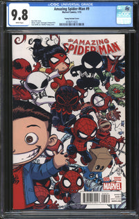 Amazing Spider-Man (2014) # 9 Skottie Young Variant CGC 9.8 NM/MT