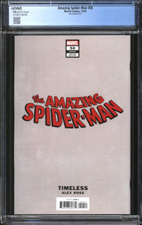 Amazing Spider-Man (2018) #50 Alex Ross Timeless Variant CGC 9.8 NM/MT