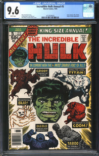 Incredible Hulk Annual (1976) #5 CGC 9.6 NM+