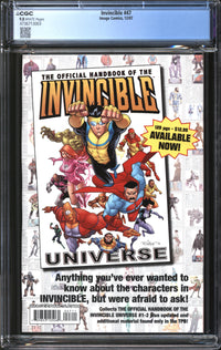 Invincible (2003) # 47 CGC 9.8 NM/MT