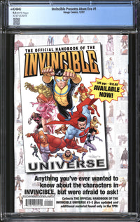Invincible Presents Atom Eve (2007) #1 CGC 9.8 NM/MT