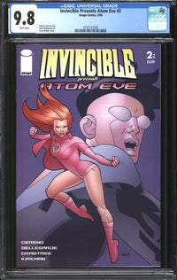 Invincible Presents Atom Eve (2007) #2 CGC 9.8 NM/MT