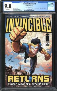 Invincible Returns (2010) #1 Erik Larsen Variant CGC 9.8 NM/MT