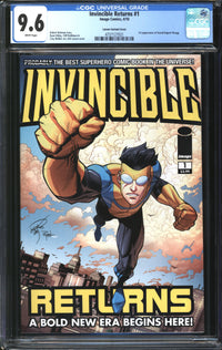 Invincible Returns (2010) #1 Erik Larsen Variant CGC 9.6 NM+