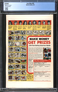 Iron Man (1968) # 97 CGC 9.8 NM/MT