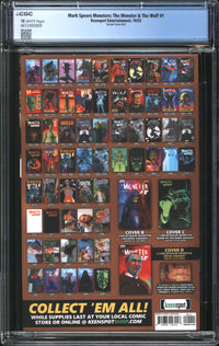Mark Spears Monsters: The Monster & The Wolf (2025) #1 Variant Cover A63 CGC 10 GEM MINT