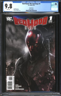 Red Hood: The Lost Days (2010) #1 Francesco Mattina Variant CGC 9.8 NM/MT