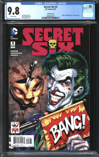 Secret Six (2015) #3 Dan Jurgens Joker 75th Anniversary Variant CGC 9.8 NM/MT