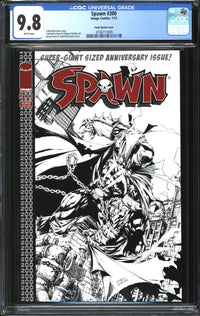 Spawn (1992) #200 David Finch Sketch Cover CGC 9.8 NM/MT