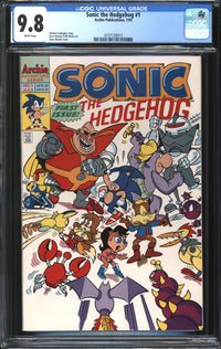 Sonic The Hedgehog (1993) #  1 CGC 9.8 NM/MT