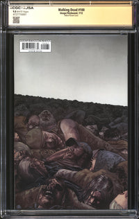 Walking Dead (2003) #100 Charlie Adlard Variant CGC x JSA Signature Series 9.8 NM/MT Signed Robert Kirkman