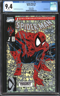 Spider-Man (1990) # 1 Platinum Edition CGC 9.4 NM
