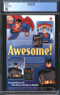 Batman (1940) #617 CGC 9.8 NM/MT