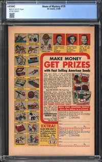 House Of Mystery (1952) #179 CGC 6.5 FN+