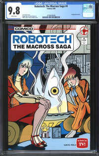 Robotech: The Macross Saga (1985) # 4 CGC 9.8 NM/MT