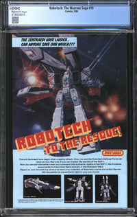 Robotech: The Macross Saga (1985) #10 CGC 9.8 NM/MT