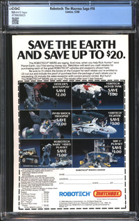 Robotech: The Macross Saga (1985) #16 CGC 9.8 NM/MT
