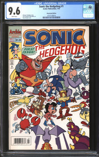Sonic The Hedgehog (1993) #  1 Newsstand Edition CGC 9.6 NM+