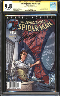 Amazing Spider-Man (1999) #31 Newsstand Edition CGC Signature Series 9.8 NM/MT Signed J. Scott Campbell