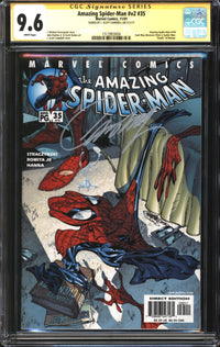 Amazing Spider-Man (1999) #35 CGC Signature Series 9.6 NM+ Signed J. Scott Campbell