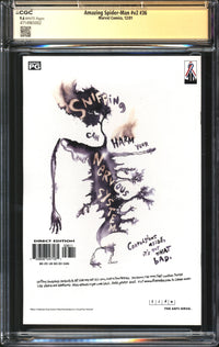 Amazing Spider-Man (1999) #36 CGC Signature Series 9.6 NM+ Signed John Romita Jr.