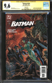 Batman (1940) #619 Villains Gatefold Variant CGC Signature Series 9.6 NM+ Signed Jim Lee