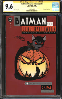 Batman: The Long Halloween (1996) #1 CGC Signature Series 9.6 NM+ Signed Tim Sale