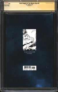 Dark Knight III: The Master Race (2016) #9 Jim Lee Variant CGC Signature Series 9.8 NM/MT Signed Brian Azzarello, Frank Miller, Jim Lee, Alex Sinclair & Scott Williams