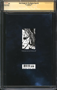 Dark Knight III: The Master Race (2016) #8 Jim Lee Variant CGC Signature Series 9.8 NM/MT Signed Brian Azzarello, Frank Miller, Jim Lee, Alex Sinclair & Scott Williams