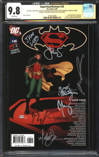 Superman/Batman (2003) #26 CGC x JSA Signature Series 9.8 NM/MT Signed Joe Casey, Rob Liefeld, Jeph Loeb, Brad Meltzer, Tim Sale, Peter Steigerwald, Michael Turner & Brian K. Vaughn