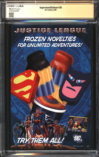 Superman/Batman (2003) #26 CGC x JSA Signature Series 9.8 NM/MT Signed Joe Casey, Rob Liefeld, Jeph Loeb, Brad Meltzer, Tim Sale, Peter Steigerwald, Michael Turner & Brian K. Vaughn