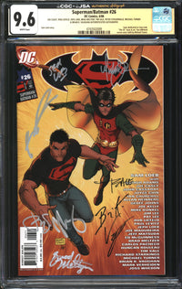 Superman/Batman (2003) #26 CGC x JSA Signature Series 9.6 NM+ Signed Joe Casey, Rob Liefeld, Jeph Loeb, Brad Meltzer, Tim Sale, Peter Steigerwald, Michael Turner & Brian K. Vaughn