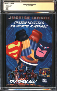 Superman/Batman (2003) #26 CGC x JSA Signature Series 9.6 NM+ Signed Joe Casey, Rob Liefeld, Jeph Loeb, Brad Meltzer, Tim Sale, Peter Steigerwald, Michael Turner & Brian K. Vaughn