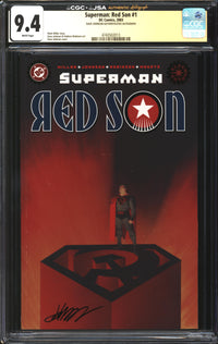 Superman: Red Son (2003) #1 CGC x JSA Signature Series 9.4 NM Signed Dave Johnson