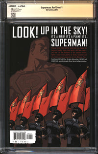 Superman: Red Son (2003) #1 CGC x JSA Signature Series 9.4 NM Signed Dave Johnson