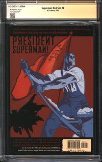 Superman: Red Son (2003) #2 CGC x JSA Signature Series 9.4 NM Signed Dave Johnson