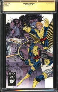 Uncanny X-Men (1981) #275 CGC Signature Series 9.4 NM Signed Jim Lee