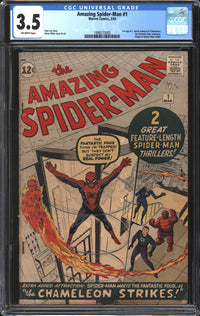 Amazing Spider-Man (1963) #  1 CGC 3.5 VG-