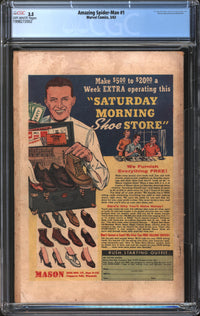 Amazing Spider-Man (1963) #  1 CGC 3.5 VG-
