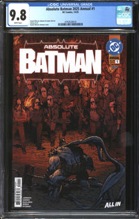 Absolute Batman Annual (2025) #1 CGC 9.8 NM/MT