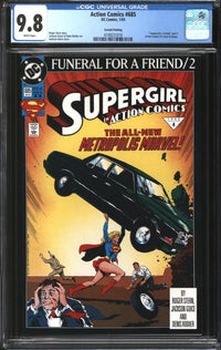 Action Comics (1938) #685 Second Printing CGC 9.8 NM/MT